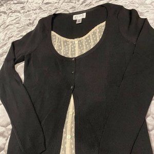 Ann Taylor Loft XS Black top